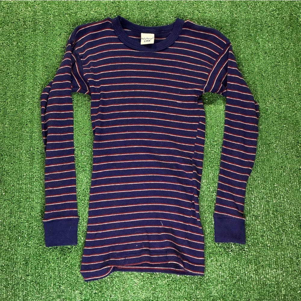 Vintage Helly Hansen Lifa Striped Long Sleeve T-shirt